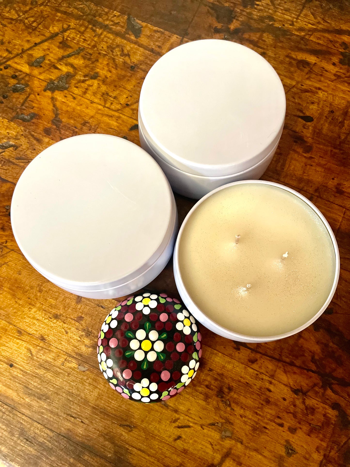 PEEPPERMINT STICK CANDLE