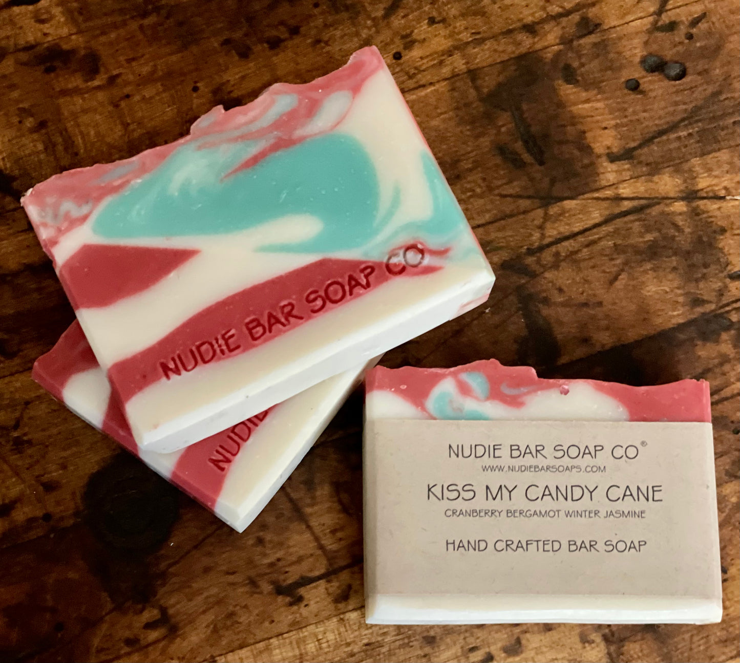 KISS MY CANDY CANE BAR SOAP